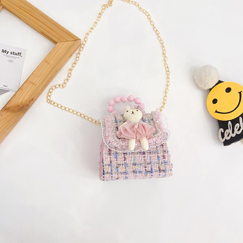 Adorable Mini Korean Princess Crossbody Bag For Kids Featuring Cute Bunny Design