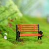 10 Stück Modellbahn Bank Stuhl Sofa Straße Park Layout Modell Parkbank Mini Garten Ornament Parkbank Handwerk