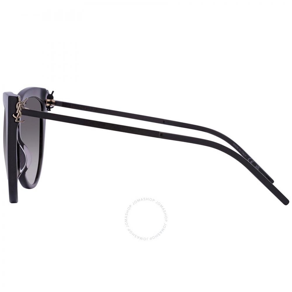 Ochelari de Soare Damă Saint Laurent Ochi de Pisică cu Gradient Fumuriu Sl M48sa 002 56