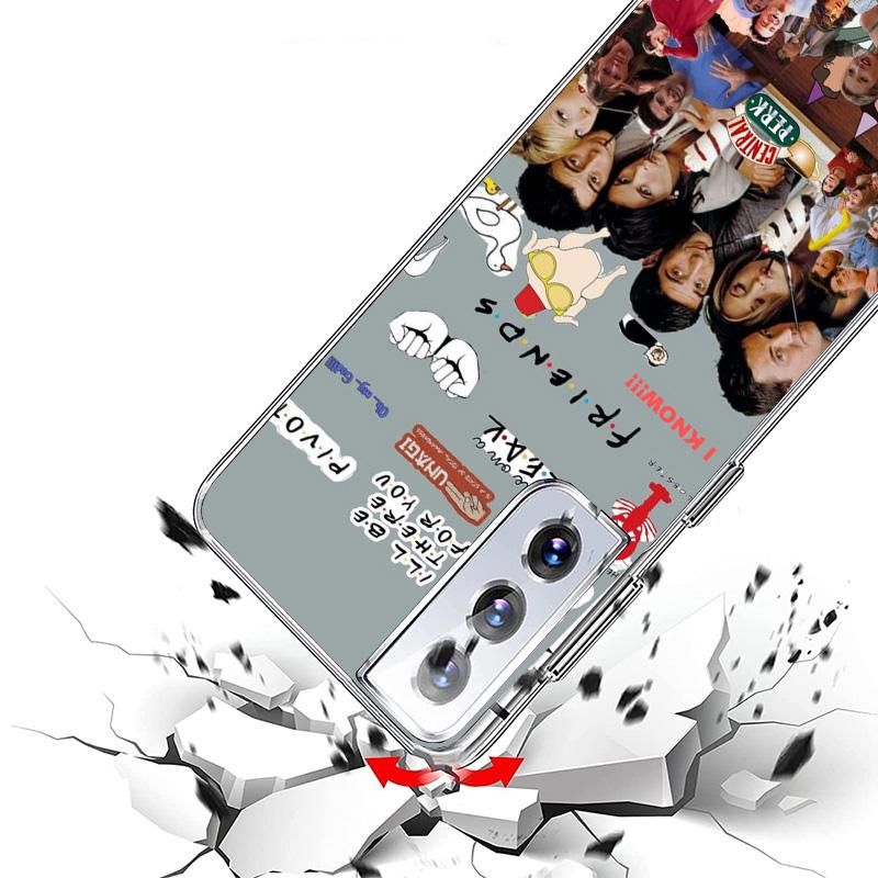 Friends Tv Show Funny Family Phone Case For Samsung Galaxy S24 S25 Edge S26 Ultra S23 S22 S21 Plus S20 FE + Personalized Print C