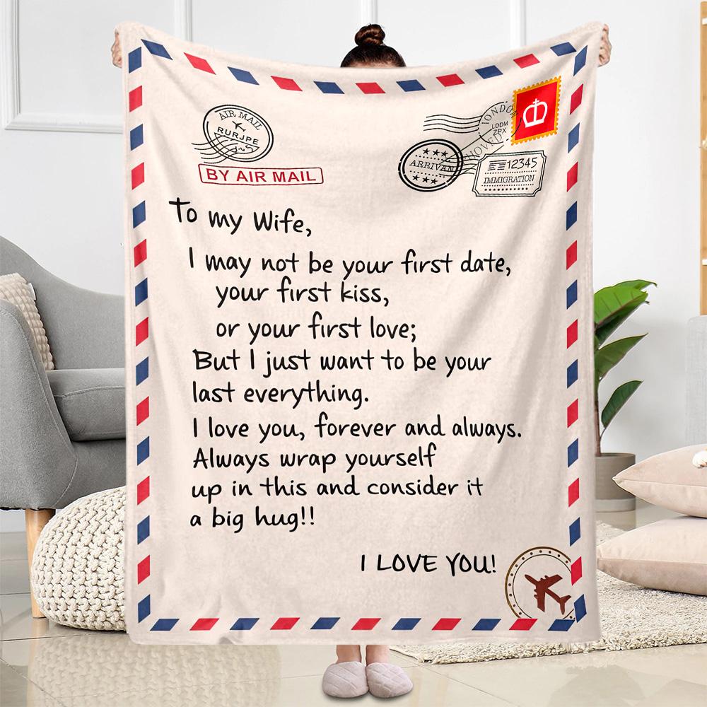 Love Letter To Daughter Blankets Are Suitable for Living Rooms,making Them an Ideal Choice for Outdoor Travel and Gifts.
