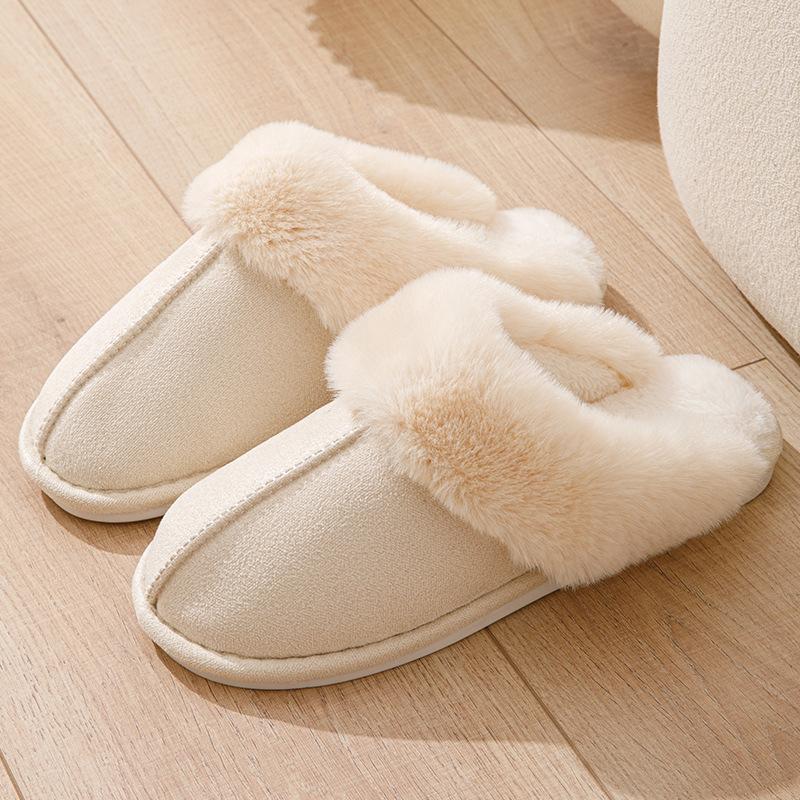 Mao Mouth Slippers, Temxiyin Home Non-slip Bottom Fashion Simple Mao Hair Slippers Cotton Slippers Women