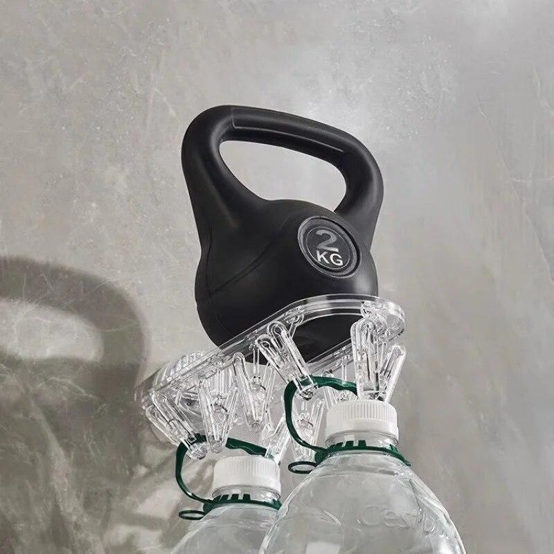 1pc Bathroom Suction Cup Drying Rack Folding Socks Drying Rack Household Clothes Rack Multi Clip Drying Socks Artifact