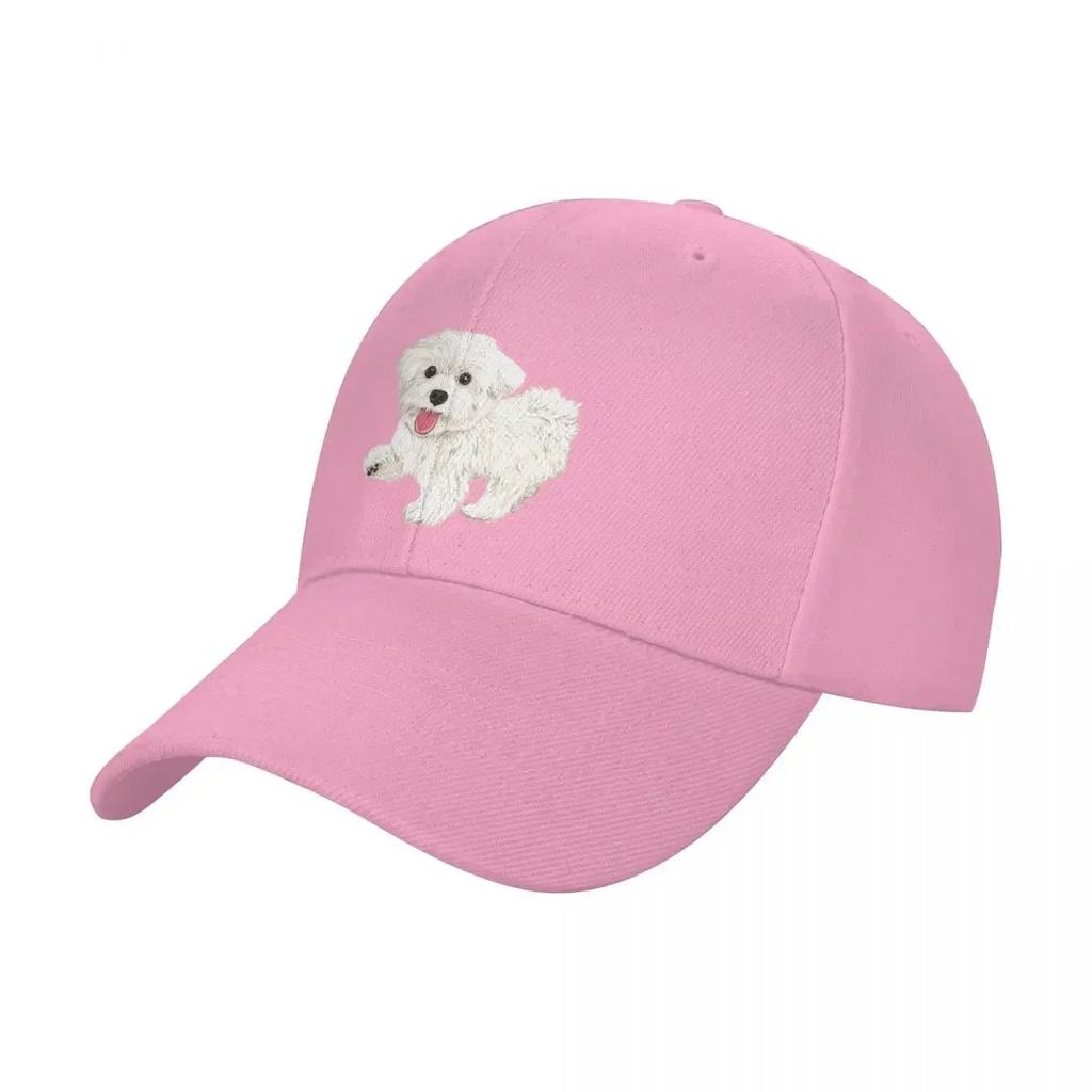 Maru the Maltese Baseball Cap Wild Ball Hat Unique Hats Trucker  For Women Mens