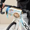 ESLNF Large-capacity Bicycle Bag Cartoon Velcro DIY Bicycle Front Bag Outdoor Cycling Storage Bag Cute Shoulder Bag
