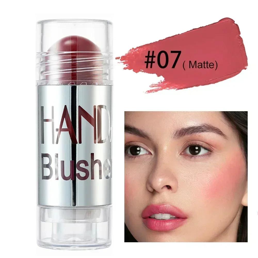 

HANDAIYAN 12 Color Matte Blush Natural Brightens Popular Highlight Waterproof Moisturize Lasting Contour Stick Fashion Cosmetics