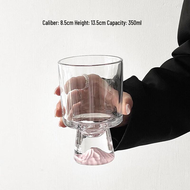 Starry Pink Limited Edition Mountain Glass Goblet