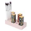 12 Slot Lipstick Holder   Silicone Makeup Cosmetic Display Stand for Nail Polish Eyebrow Pencil