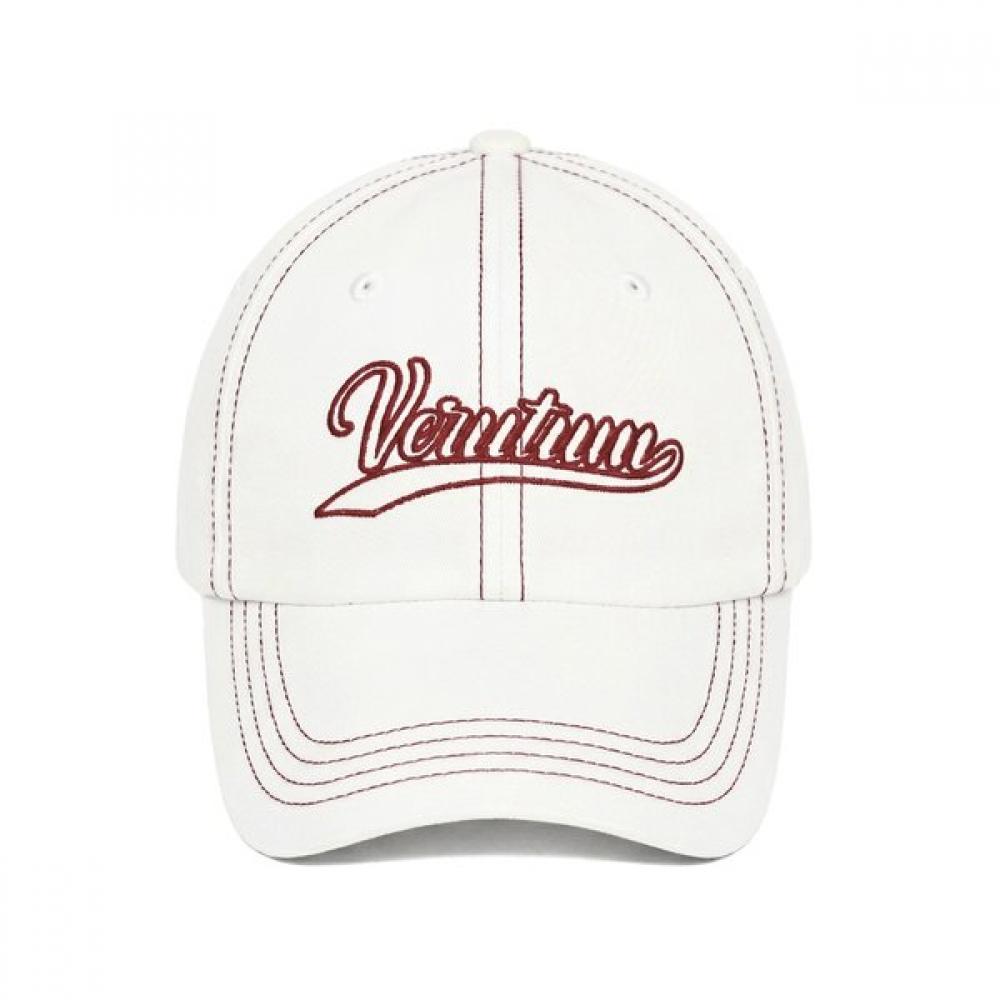 VERUTUM Wave Logo Stitch Bio Cap White Hw Bc214b