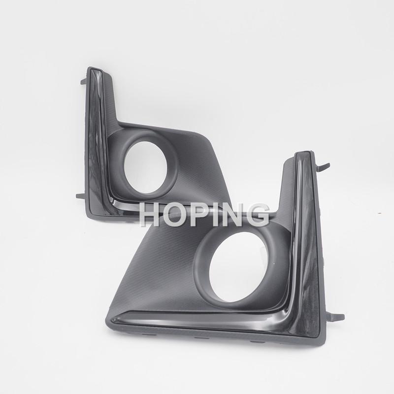 Hoping Front Fog Lamp Cover For Subaru XV Crosstrek 2016-2017  Front Driving Fog Light Decorativ Trim Foglamp Bezel Hood