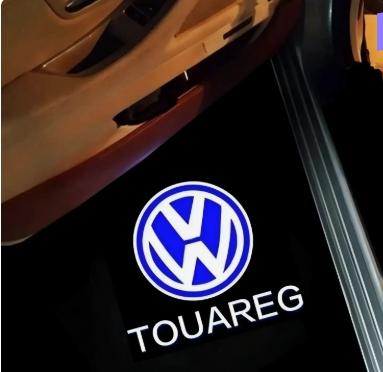 2X Door Car Logo LED Light, LED Projection Light for Volkswagen VW Passat B5 B5.5 Touareg 2000-2010 2002 2005 2004 2007 2008 200 Zdsr20