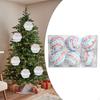 6 Weihnachtskugel-Ornamente, Anhänger, Dekorative Ornamente für Bäume, Hotelgärten,