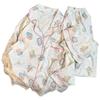 Japanese-Style Cute Cat Print Cotton Pajamas for Women, Long-Sleeved Home Set for Spring & Autumn