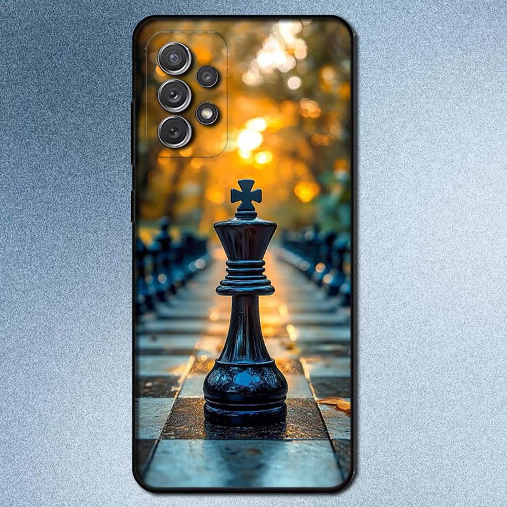 

Competitive Chess Game Phone Case For Samsung S25,S24,S21,S22,S23,S30,Ultra,S20,Plus,Fe,Lite,Note,10,9,5G Black Cover Samsung S21Ultra