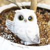Mo03 Owl Resin Perfect Gift for Birthdays Greetings [Devalier] Figurine, Owl, (Owl Lol)