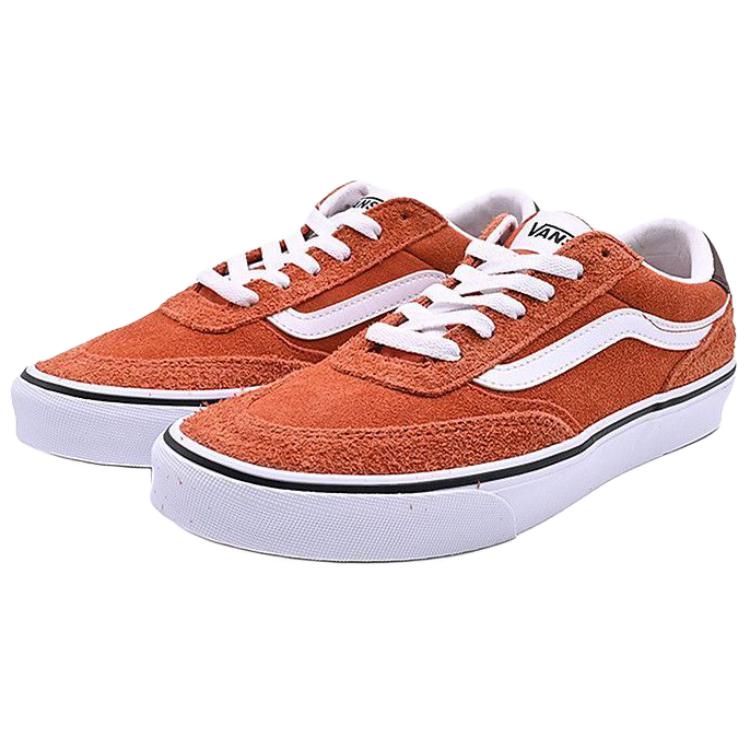 Vans Brooklyn LS Skateboard Shoes Men's Low top Orange VN000D7QBTO