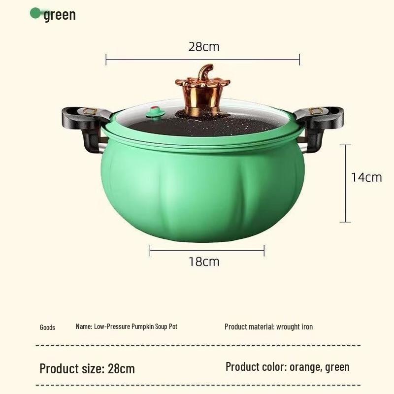 Triceratops Maifan Stone Non-stick Pumpkin Pot