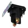 Starter Solenoid, 725-04439 862-1211-211-16 Black Solenoid Replacement Compatible With J-ohn Deere AM133094 Cub Cadet