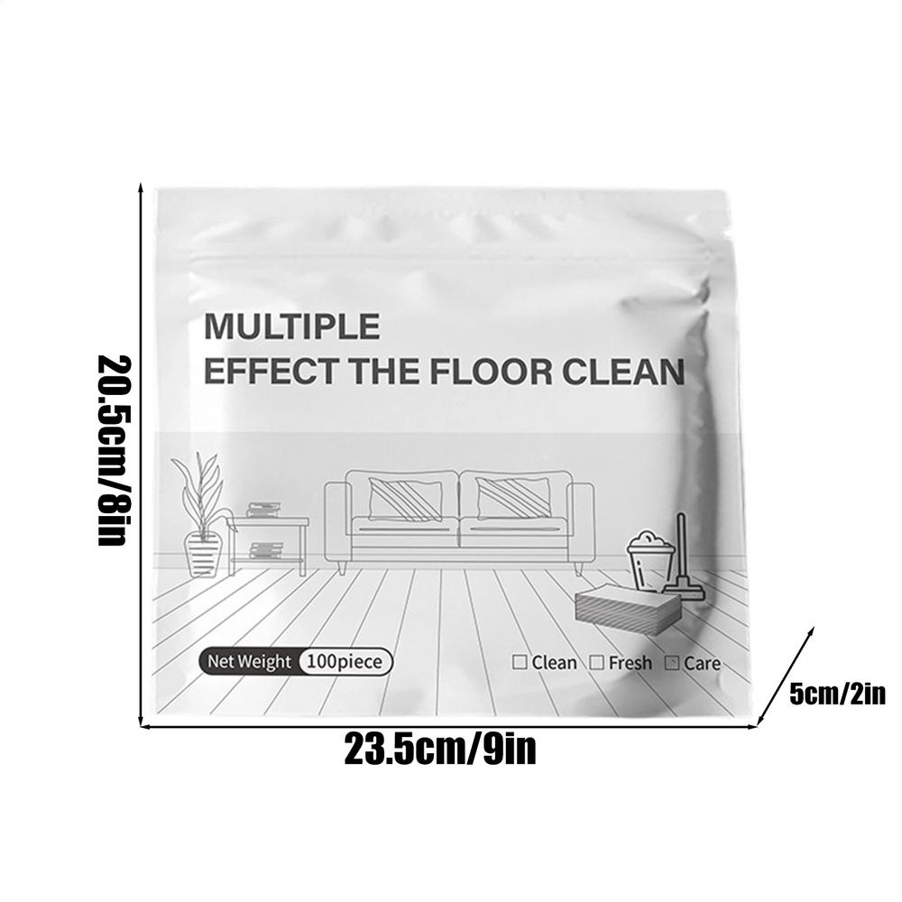 100Count MultiPurpose Powerful Tablets Hardwood Floor Cleaner Mop Solution for Tile Wood Home Kitchen Office Bathroom Balcony