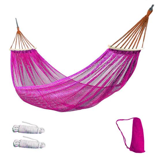 Outdoor Hammock with Carry Bag Single Person Camping Portable Heavy Duty Garden Patio Balcony Porch Backyard