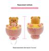 Butter Gift Box Bear Bouquet: Cute Plush Doll for Valentine's Day Girlfriend Gift