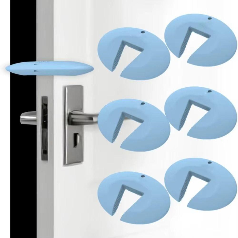 Pet Friendly Door Bang Stopper with Hanging Hole Silicone Doorstop Durable Door Pinch Guard Dog