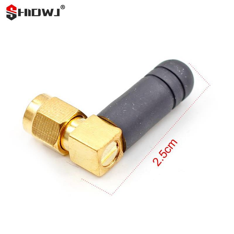2PCS Mini Rubber 3dBi 2.4ghz WIFI Antenna SMA Male Router Bluetooth Antennas Wireless Module GSM 2.4g Antena External Aerial