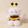Zaino peluche Duo Gatto e Pecora che Corrono con Bambole Orso e Ape