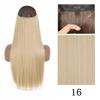 XINRAN Moda Damska Kolor Ombre Niewidoczny Długi Doczepiany Włos Syntetyczny Włókno Długie Falowane Ombre Cosplay Codzienne Noszenie Bez Klipsów Przedłużanie Włosów