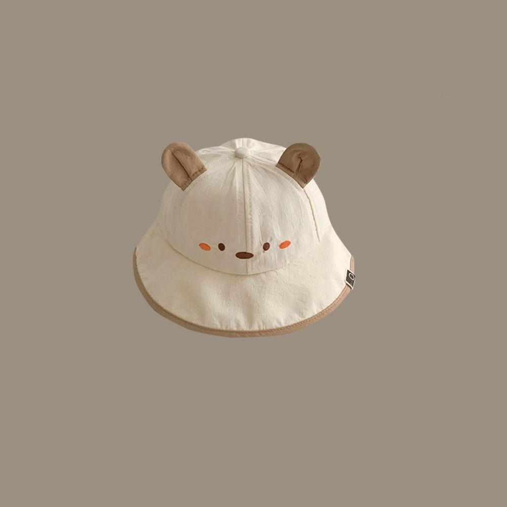 

Wide Brim Baby Hat With Ears Fisherman Hat Cute Beach Cap Boy Girl