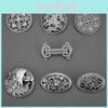 Viking Metal Badge With Norse Shield Symbol Retro Geometric Brooch For Men Women