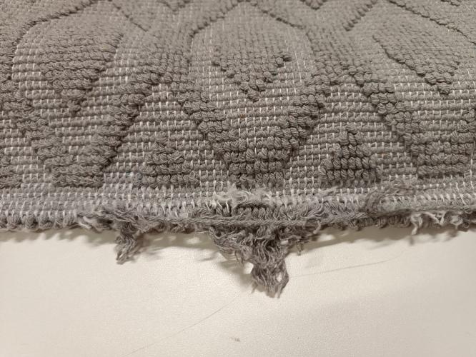 Ecost Customer Return, Boho Home Non-Slip Bath Mat Cream Morocco Design Bath Mat Cotton Bathroom Rug