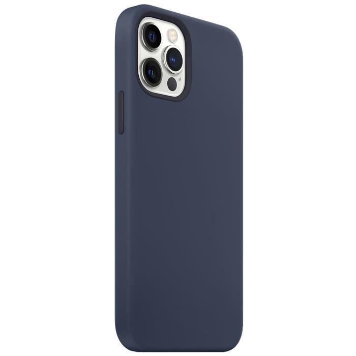 Case for iPhone 12 - Premium - Shockproof - Anti-slip - Navy Blue - Flexible