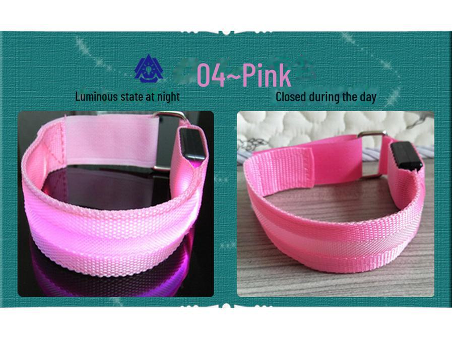 LED Reflective Sports Armband – Safety Bracelet for Night Running, Cycling, Concerts, and Parties