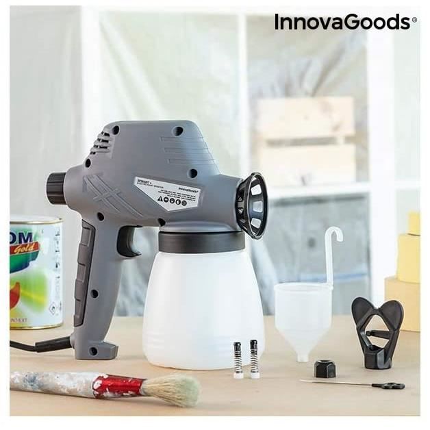 Pistolet lakierniczy - Spraint+ - A141 - Wbudowany kompresor - Regulowany kąt natrysku - 0,8 l