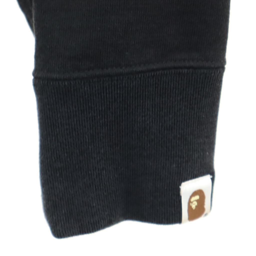 A BATHING APE made in Japan Long sleeve sweat Zip hoodie S black Women Used