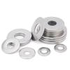 304 Stainless Steel Thickened Flat Washer Set, Sizes 2-36