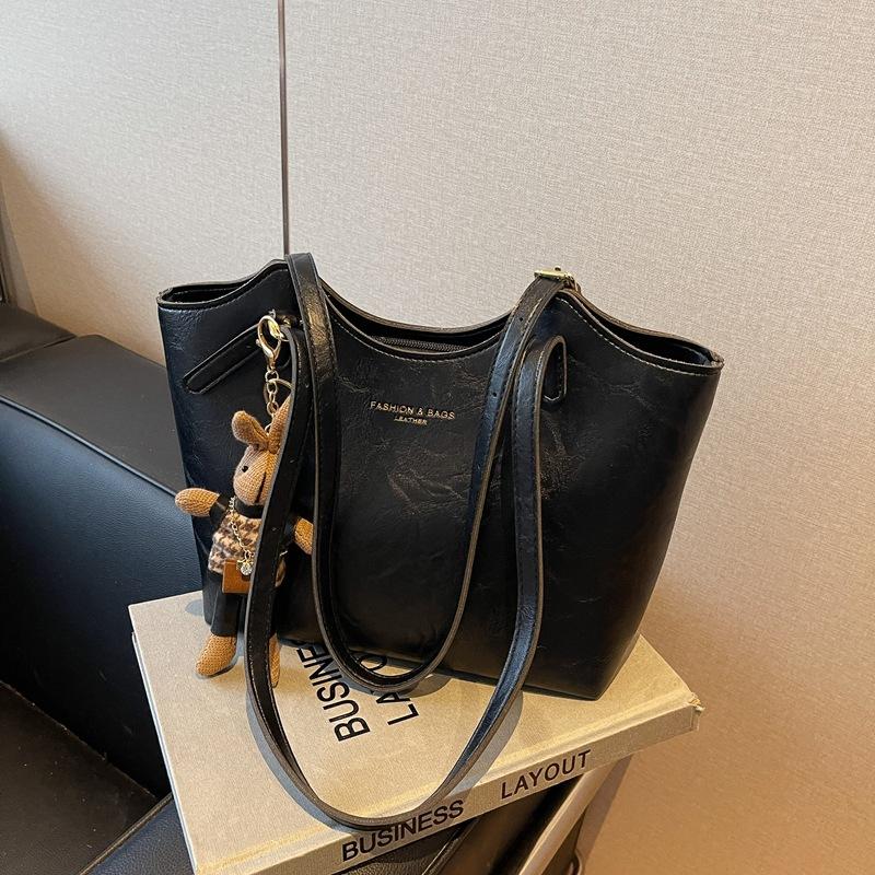 Casual Commuter Tas Dames Grote Capaciteit Okseltas Nieuwe Veelzijdige Schouder Boodschappentas