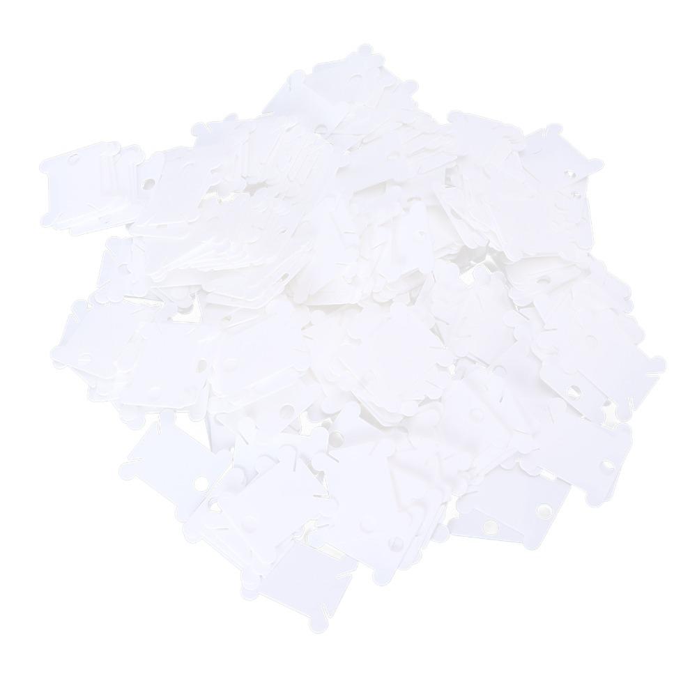 300pcs Sorting Storage Function Thread Organizer White Embroidery Floss Cards  For Cross Stitch