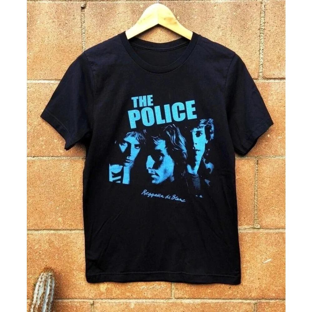 The Police Walking On The Moon Vintage Style Japan 1980 Tour Poster Print New Wave Rock Unisex T-Shirt