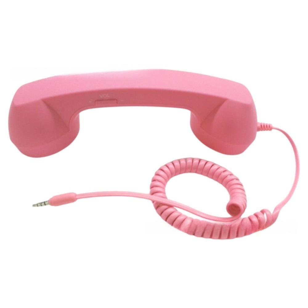 Wired Receiver Retro Telephone Handset Handheld Telephone Receiver  For Mobile Phones