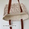 New Canvas Bag Female Single Shoulder Simple Large Capacity Bag Summer