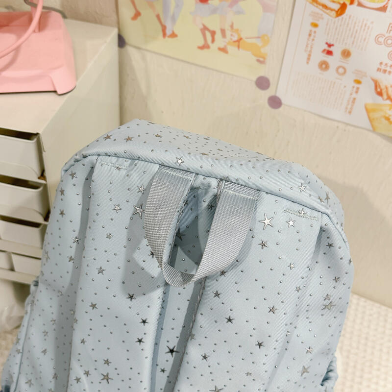 Star Backpack Women's Large Capacity Travel Backpack Student School Bag