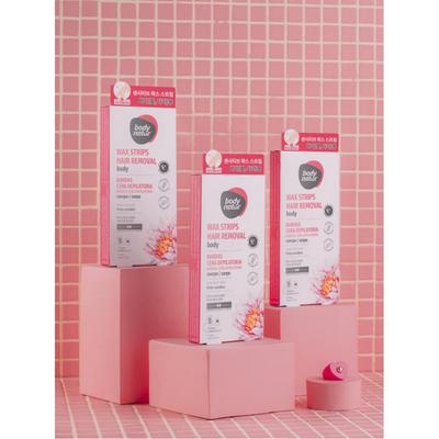 Body Natur Wax Strip Body Lotus Flower