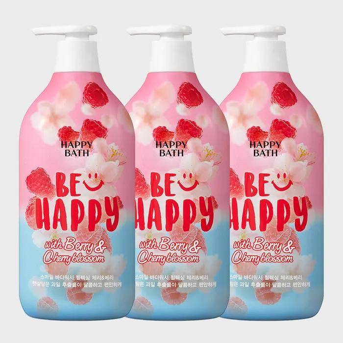 Happy Bath Smile Body Wash 3 Pack (Optional)