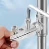 Thread Removal Tool Hex Stripped Screw Extractor Set Broken Screw Removal Tool for Broken Threads in Faucets/Angle Valves