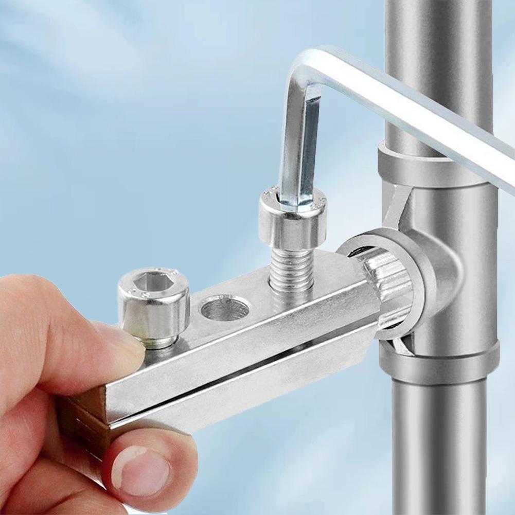 Thread Removal Tool Hex Stripped Screw Extractor Set Broken Screw Removal Tool for Broken Threads in Faucets/Angle Valves