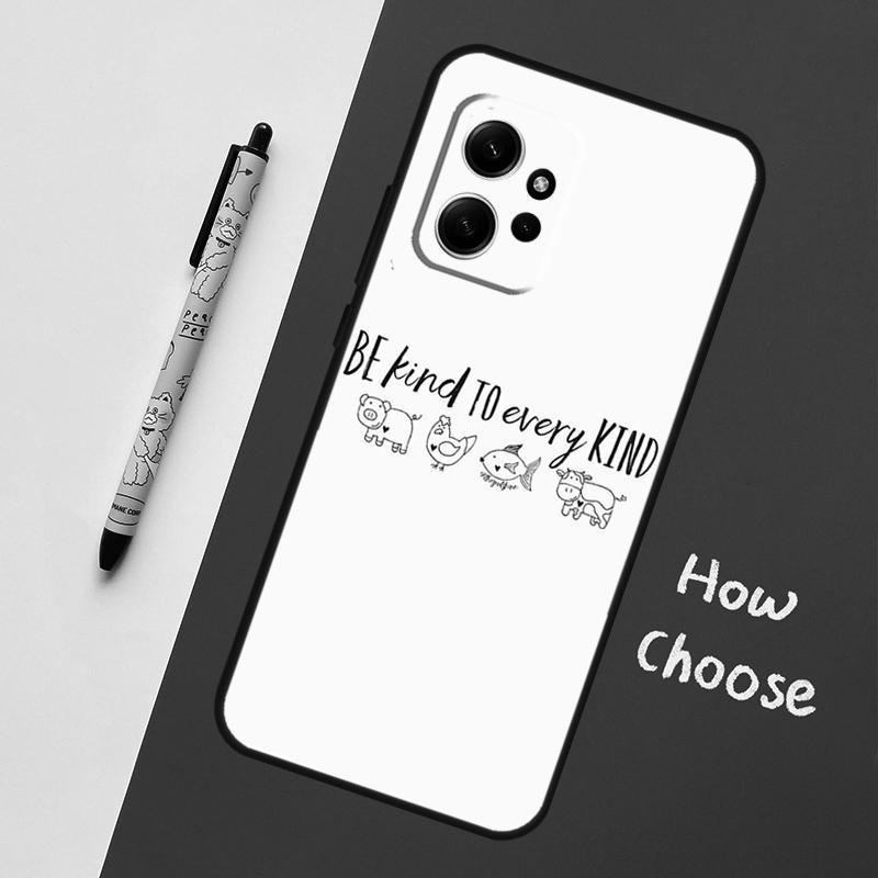 Vegan Inspiration Case For Xiaomi Redmi Note 13 11 9 10 12 14 Pro 11S Cover For Redmi 15 14C 10C 13C 12C 15C