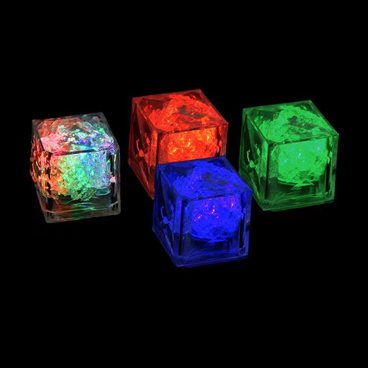 Magic Colorful Luminous Ice Cubes: Seven-Color Water-Activated Baby Bath Toy