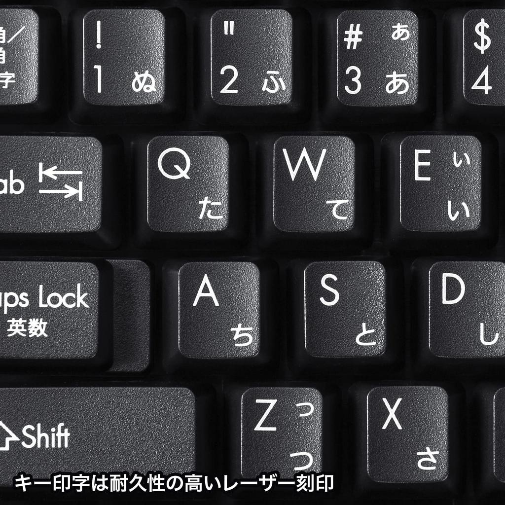 Sanwa Supply Compact Keyboard with USB Hub Black SKB-KG2UH3BK